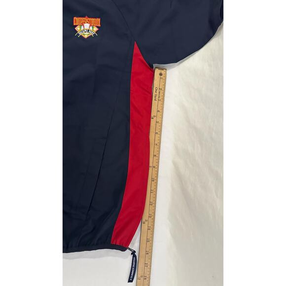 Cooperstown Dreams Park Small Pullover Short Sleeve Side Zip Windbreaker - Picture 5 of 10